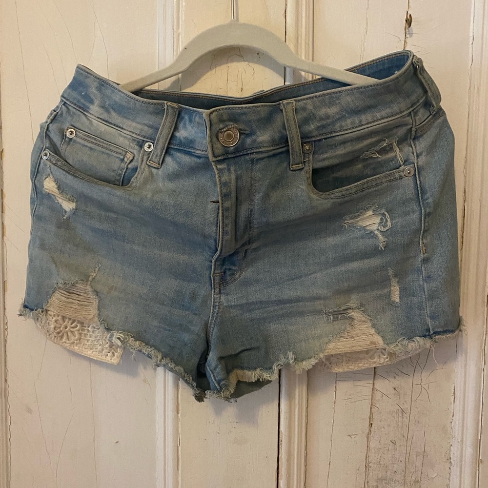 American eagle denim shorts.